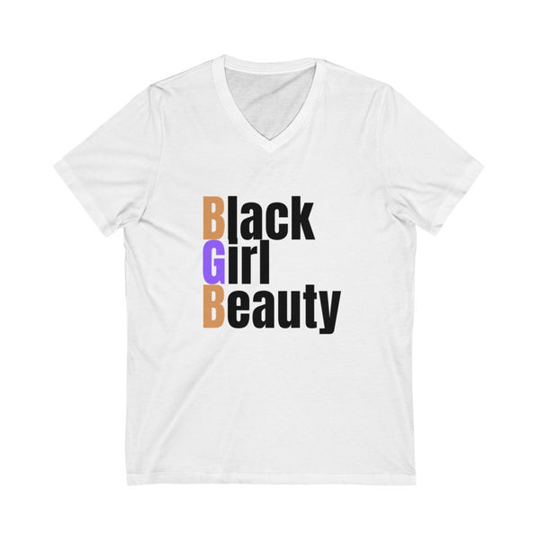 Unisex Jersey Short Sleeve V-Neck Tee