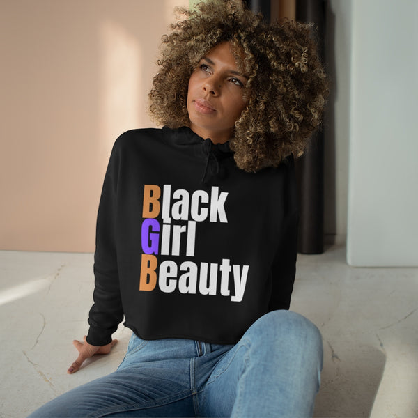 Black BGB Crop Hoodie