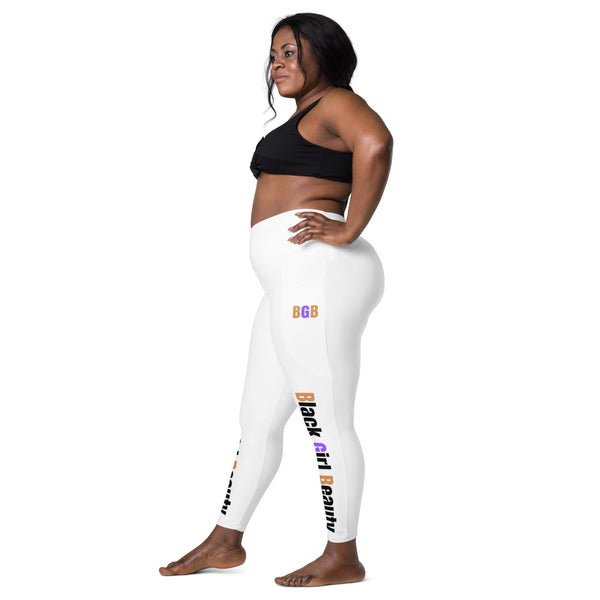 Crossover leggings with pockets