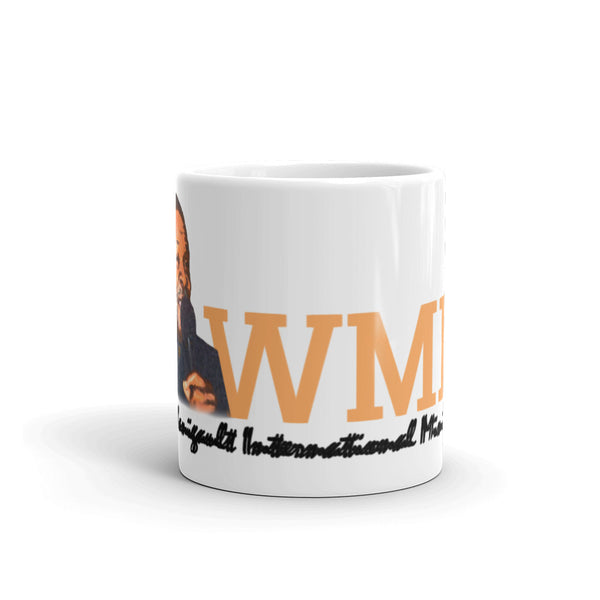 WMIM White glossy mug