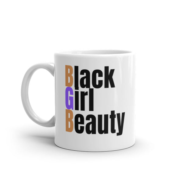 White glossy mug