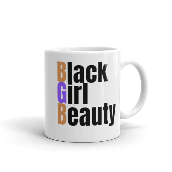 White glossy mug